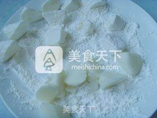 拔丝山药的做法步骤：4