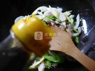 尖椒鸡胗炒雷笋的做法步骤：8