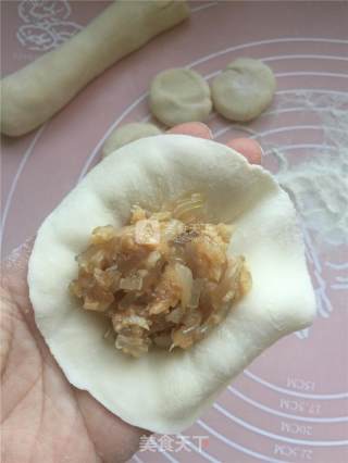 白菜粉条馅饼的做法步骤：7