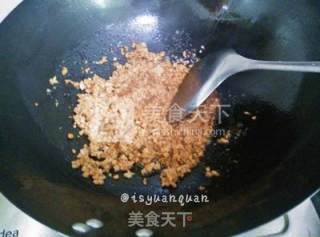 肉末榄菜炒豆角的做法步骤：5