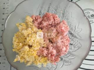酸菜猪肉煎饺的做法步骤：3