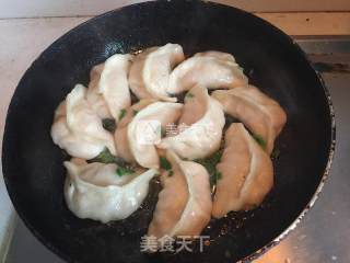 酸菜猪肉煎饺的做法步骤：16