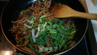 肉丝南瓜面的做法步骤：13