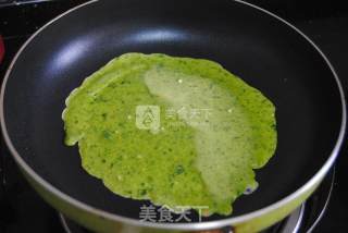 菠菜鸡蛋卷的做法步骤：6