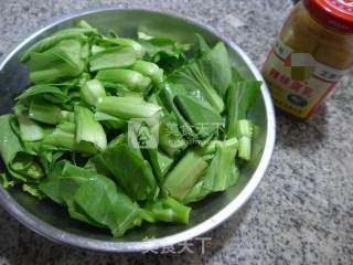 腐乳菜芯的做法步骤：1