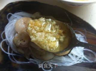 蒜蓉粉丝蒸带子的做法步骤：7