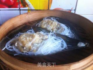 蒜蓉粉丝蒸带子的做法步骤：8