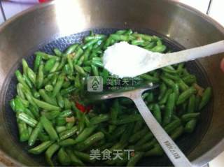酱香干贝四季豆的做法步骤：8