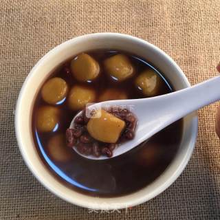 赤小豆地瓜圆甜汤的做法步骤：7