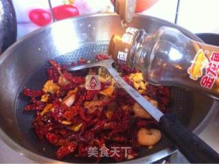 辣子虾仁炒鸡蛋的做法步骤：10