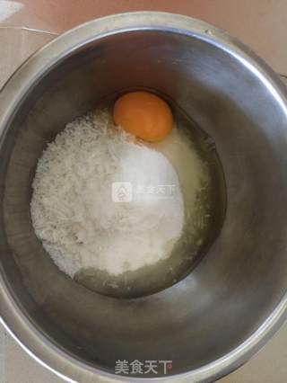 椰蓉蛋奶发糕的做法步骤：2