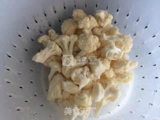 花菜炒肉片的做法步骤：4