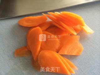 花菜炒肉片的做法步骤：5
