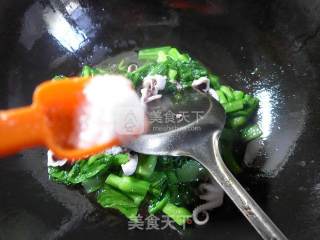 望潮炒菜芯的做法步骤：9