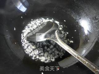 鲜虾炒茼蒿的做法步骤：4