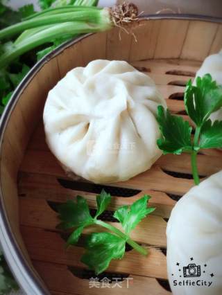 香芹肉包的做法步骤：16