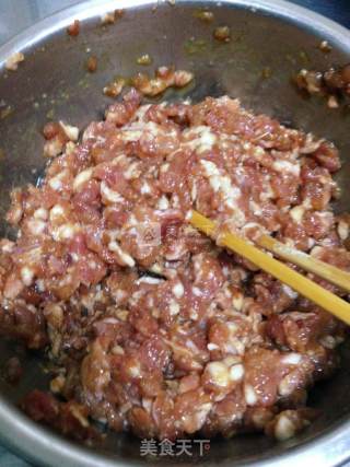 油面筋酿肉的做法步骤：3