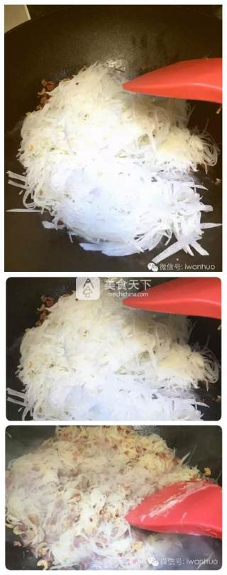 港式腊味萝卜糕（附图）的做法步骤：6