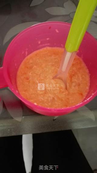 萝卜鸡肉泥八个月的宝宝的辅食的做法步骤：5