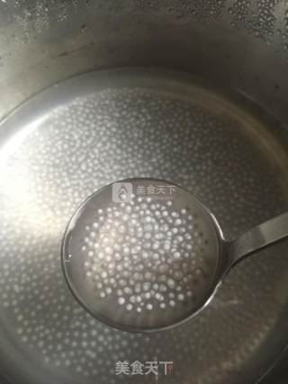 南瓜红薯椰汁西米露的做法步骤：4