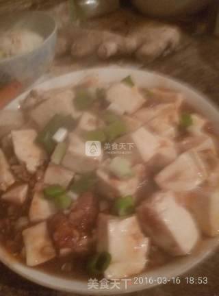 番茄肉末豆腐的做法步骤：7