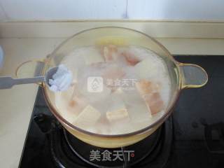 黑木耳炖冻豆腐的做法步骤：5