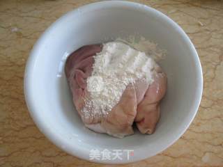 爆炒青蒜肚片的做法步骤：2