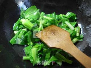 雷笋炒菜芯的做法步骤：5