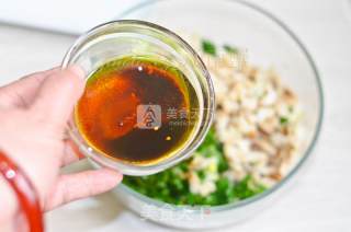 荠菜拌花菇的做法步骤：7