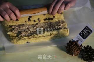 抹茶红豆冻卷的做法步骤：19