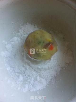 杂蔬土豆泥饼的做法步骤：8