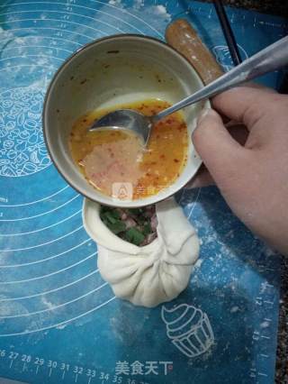 韭菜肉饼的做法步骤：8