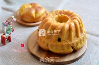 南瓜豆沙面包的做法步骤：16
