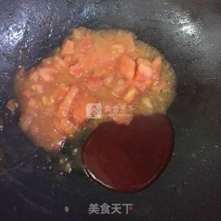 西红柿鸡蛋打卤面的做法步骤：7