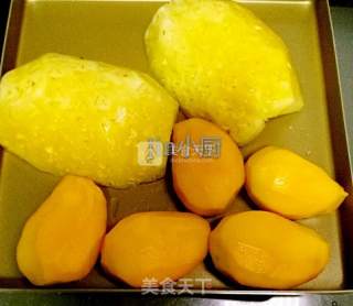 凤梨芒果酱的做法步骤：1