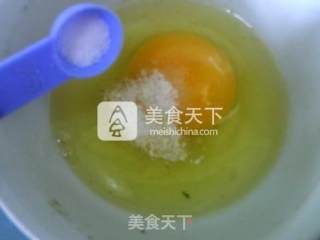 茼蒿蛋饼的做法步骤：3