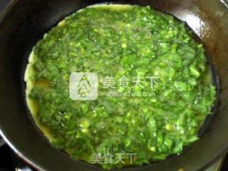 茼蒿蛋饼的做法步骤：8