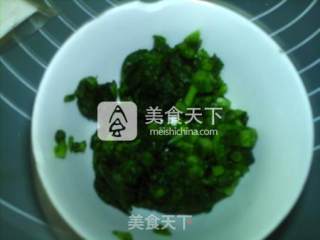 茼蒿芝麻戚风蛋糕的做法步骤：2