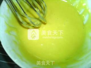 茼蒿芝麻戚风蛋糕的做法步骤：8