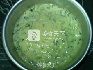 茼蒿芝麻戚风蛋糕的做法步骤：19