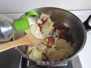 腊肉炒冬笋的做法步骤：6