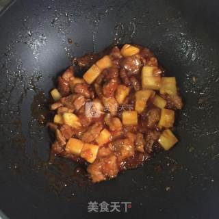 菠萝古老肉的做法步骤：9