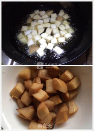 杏鲍菇烧茄子的做法步骤：3