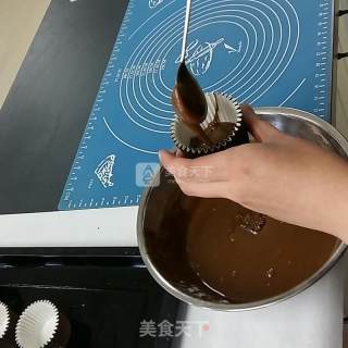 ”巧克力“麦芽蛋糕的做法步骤：4