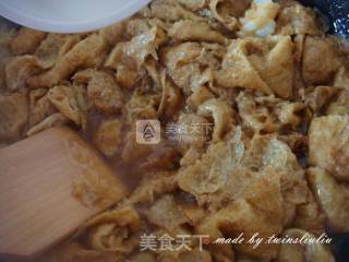 传统津味菜虾仁独面筋的做法步骤：11