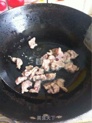 西芹炒肉片的做法步骤：4