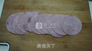 火腿花朵面包的做法步骤：8
