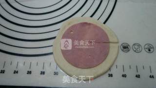火腿花朵面包的做法步骤：9