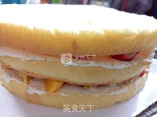 双层生日蛋糕的做法步骤：6
