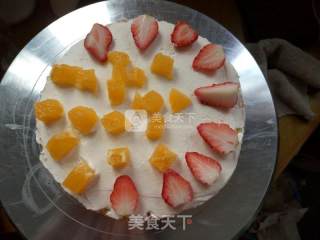 双层生日蛋糕的做法步骤：7